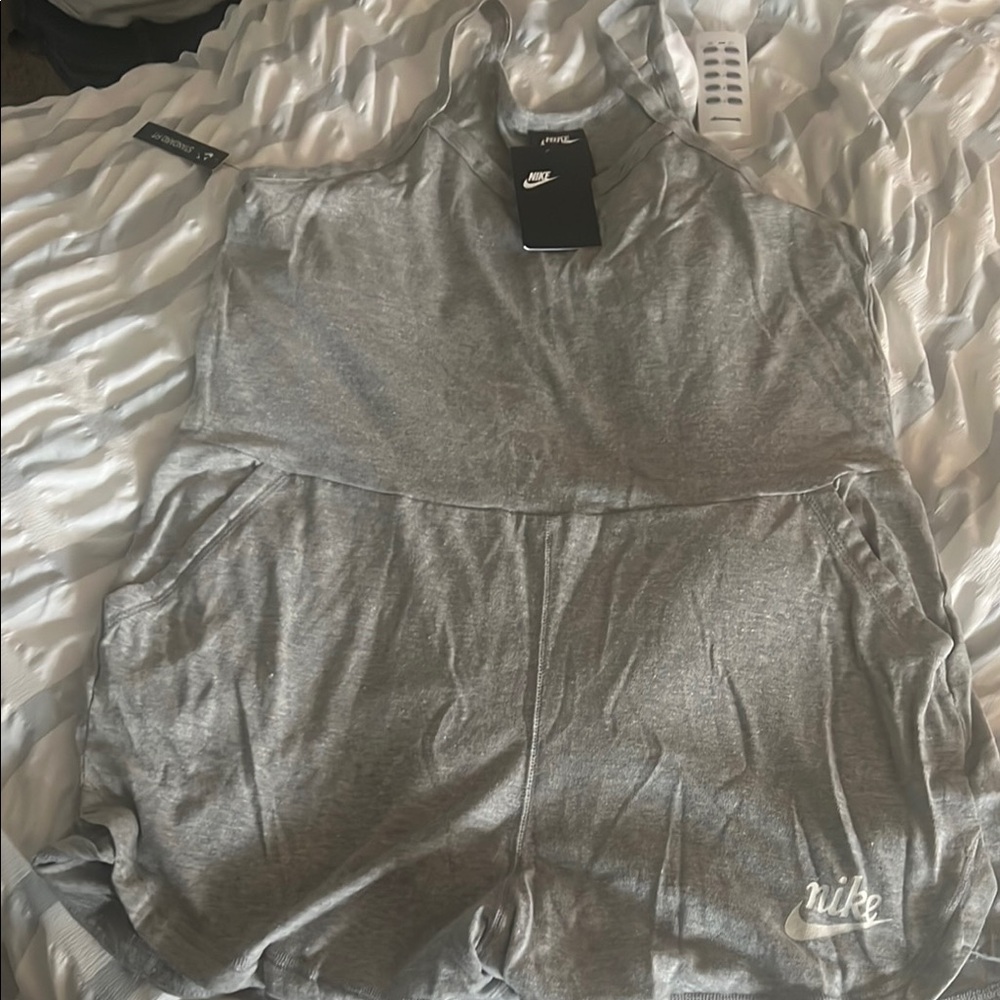 Nike Heather Gray Romper